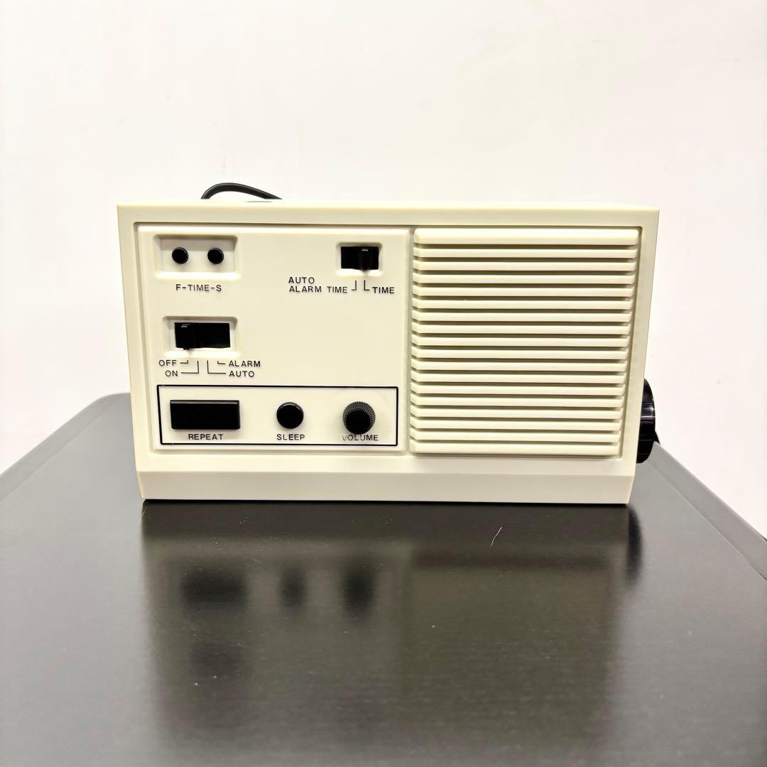 デジタル時計 ルミロック AMラジオ アラーム 目覚 レトロ スペースエイジ