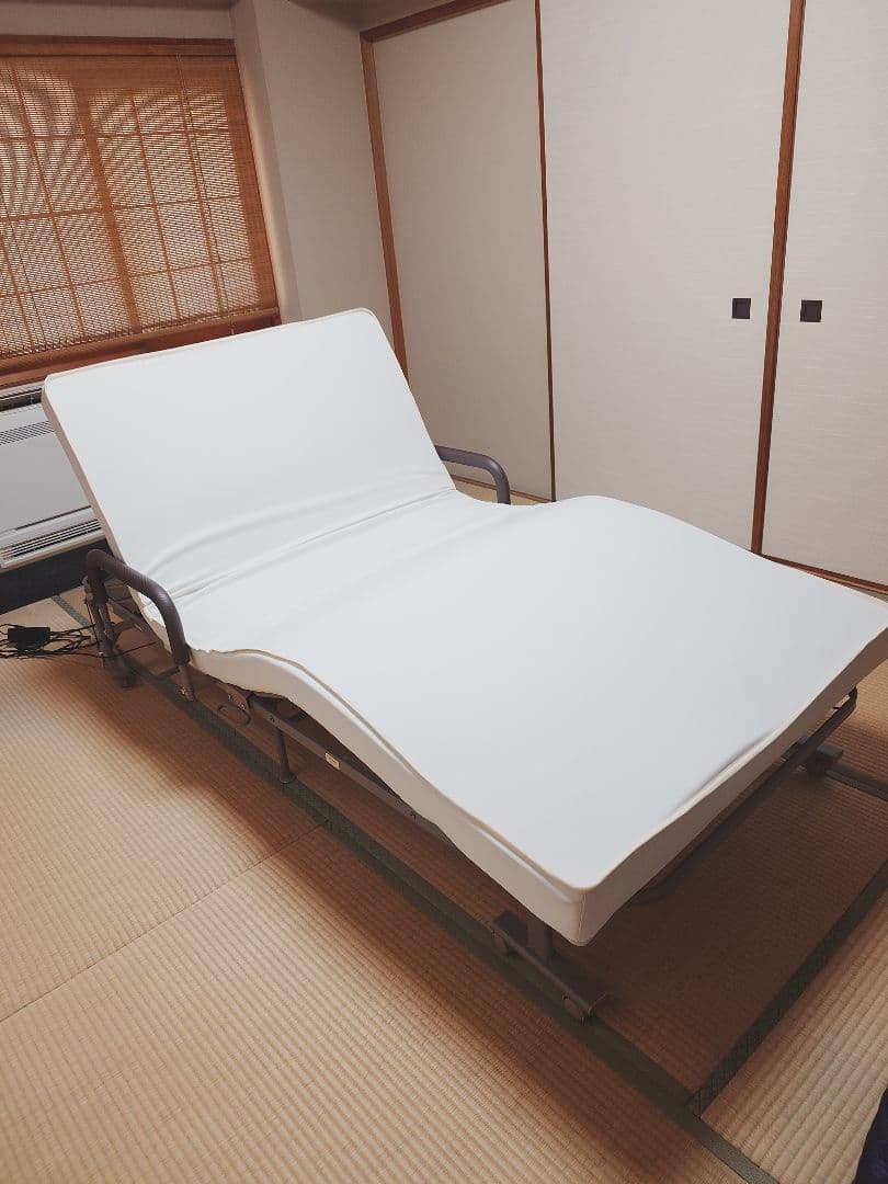 収納式 電動リクライニングベッド 折りたたみベッド 介護 シングル 楽天市場】電動リクライニングベッド 電動ベッド 介護ベッド