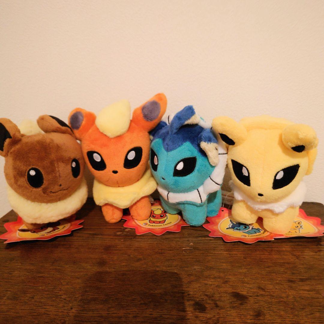 ポケドール4個セット ポケモンセンター ぬいぐるみ ブイズ イーブイ