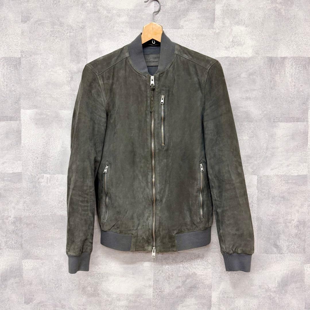 極美品】ALLSAINTS（オールセインツ）スエード ボンバージャケット