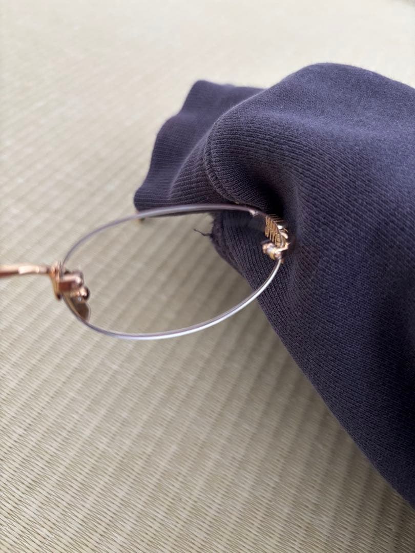 【人気商品】Miu Miu リムレスメガネ クリアサングラス