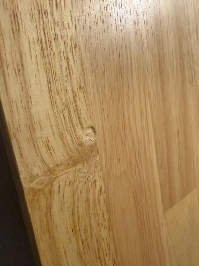 KANADEMONO デスク ラバーウッド ナチュラル サンドベージュ脚 THE