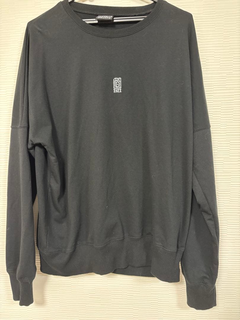 《シルクプリント》オーラル パラデジャ スウェット 黒