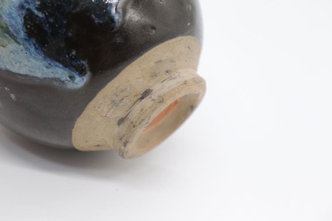 中国 鈞釉蓋耳瓢箪瓶 送料込み0111