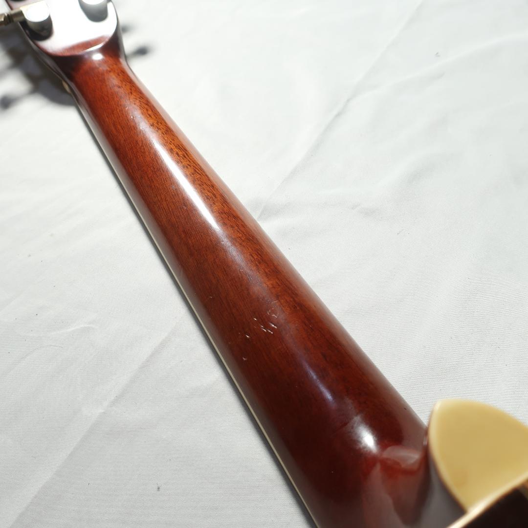 Morris W-30 改エレアコ アコースティックギター 装飾バインディング