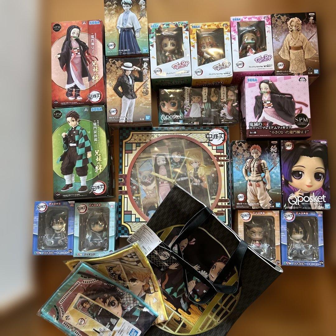 ゆ*や様 鬼滅の刃　フィギュア　時計　カバン　タオル　一番くじ　非売品 鬼滅の刃」新作一番くじは“猗窩座戦”がテーマ！煉獄の鍔を受け継いだ