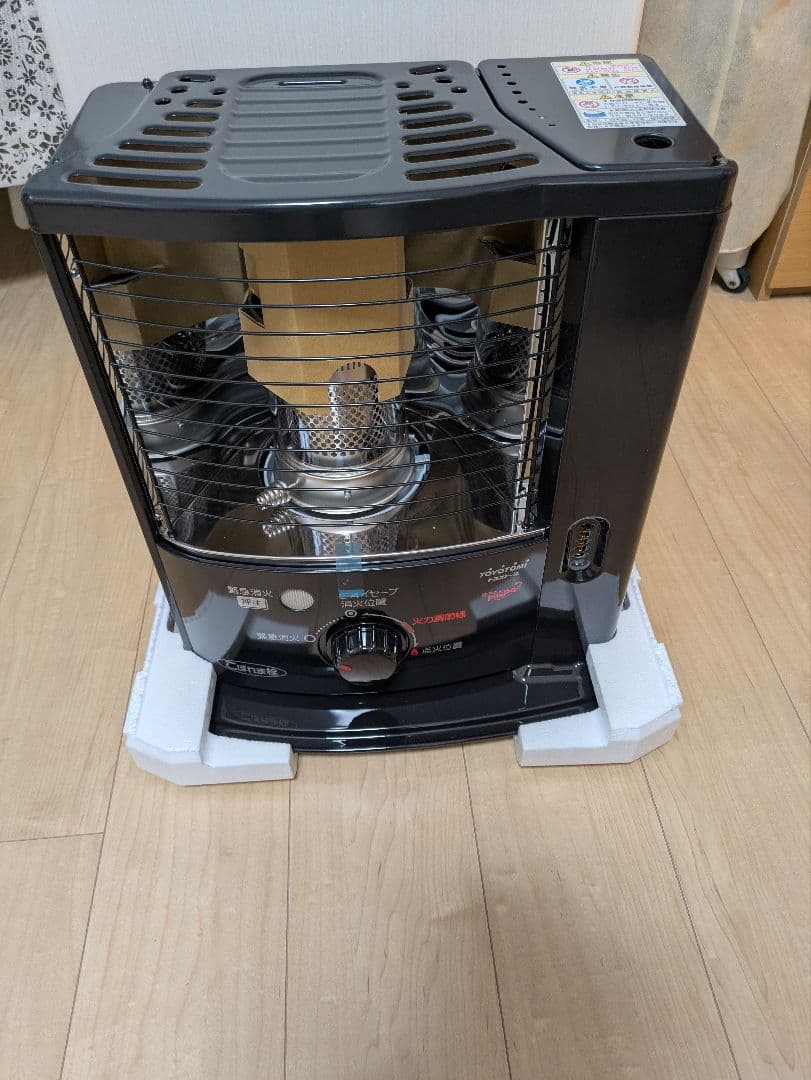 フジカハイペット黒 反射板付き ガレージブランドカスタム ストーブ