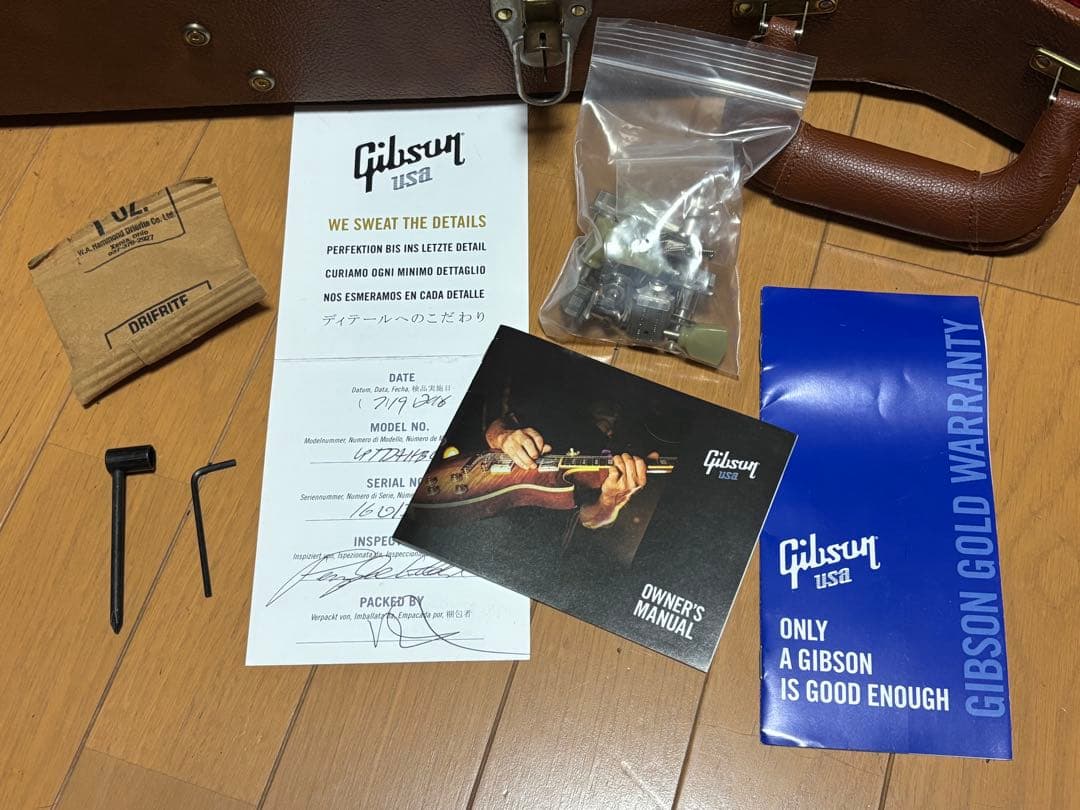 Gibson レスポール トラディショナル 2016 グローバーペグ交換