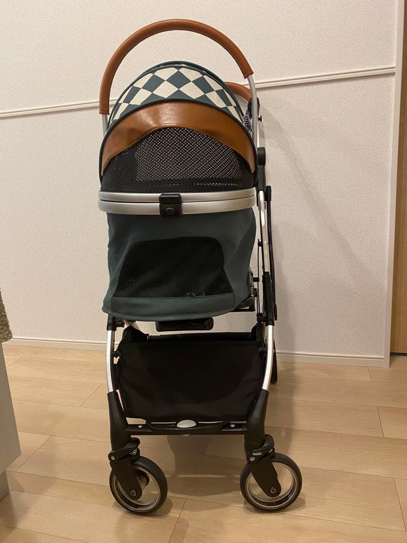 Bello ベッロ ペットカート グリーン 2way ワンタッチ