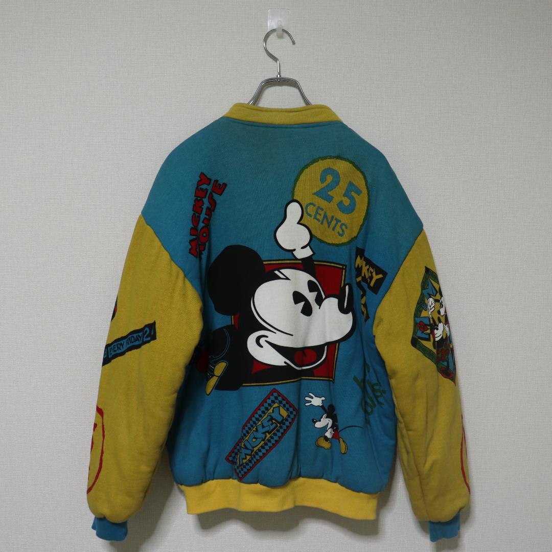 DISNEY ディズニー ミッキーマウス リバーシブル スウェット ジャケット