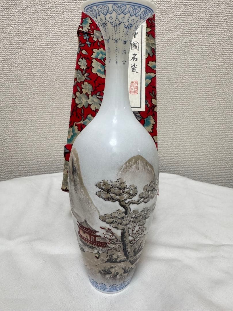 中国名瓷 景徳鎮花瓶 コレクション 骨董品