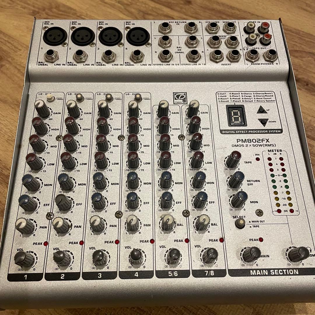 PM802FX パワードミキサー - メルカリ