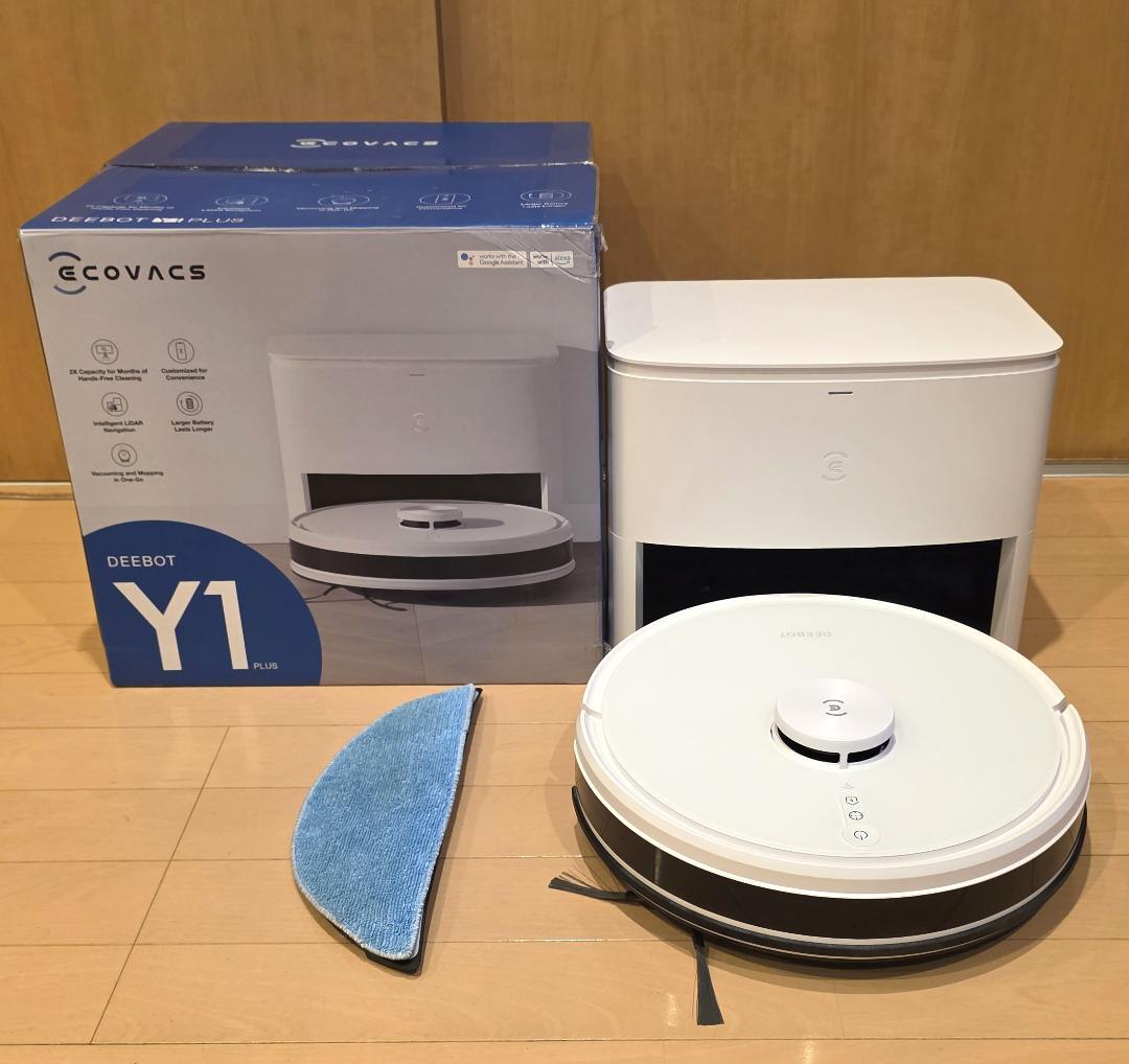 ECOVACS エコバックス DEEBOT Y1 PLUS ロボット掃除機☆中古