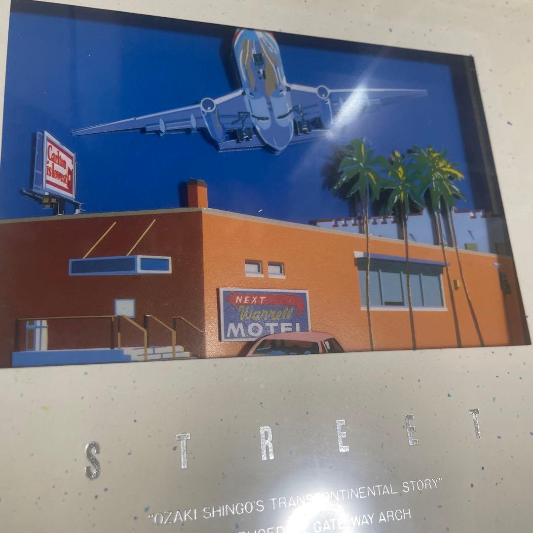 尾崎眞吾　アメリカンドリーム　立体絵画　アート　ヴィンテージ