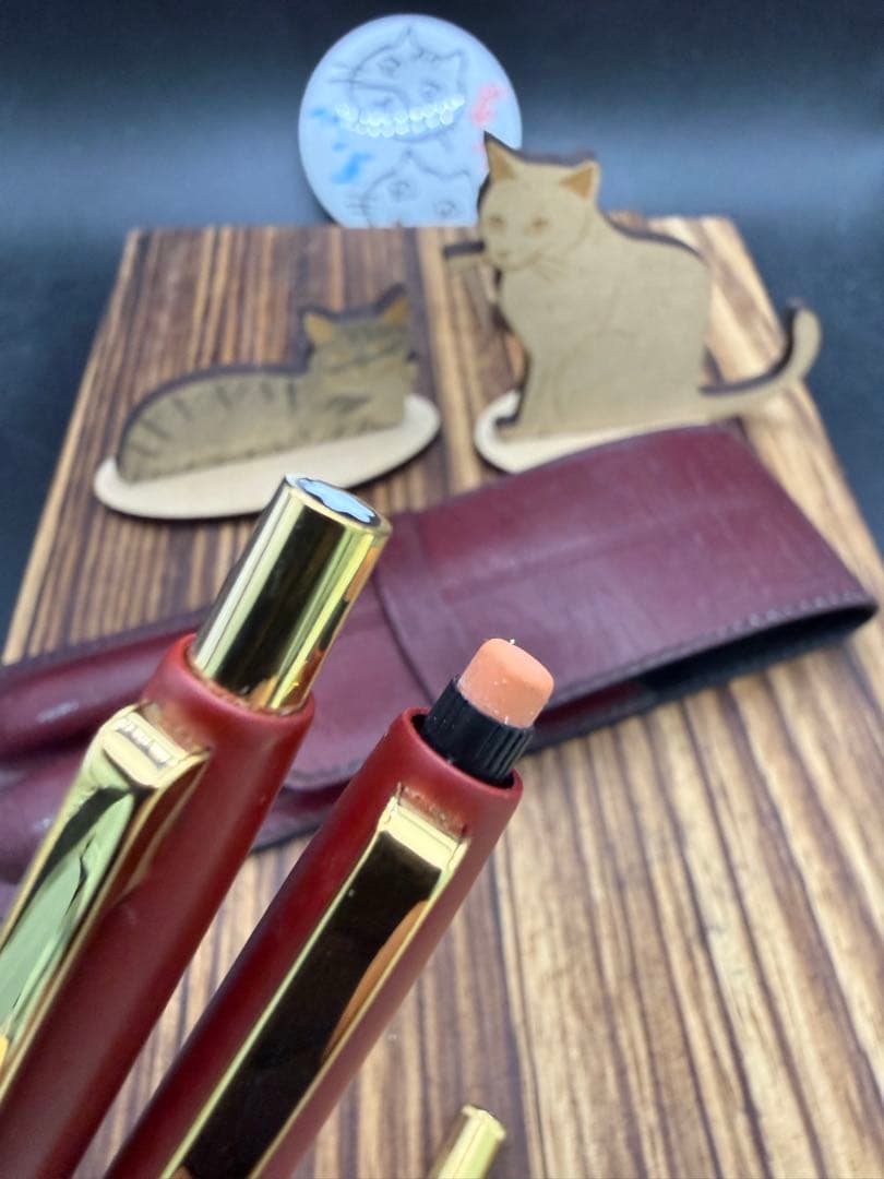 MONTBLANC スリムライン ボールペン シャーペン レッド