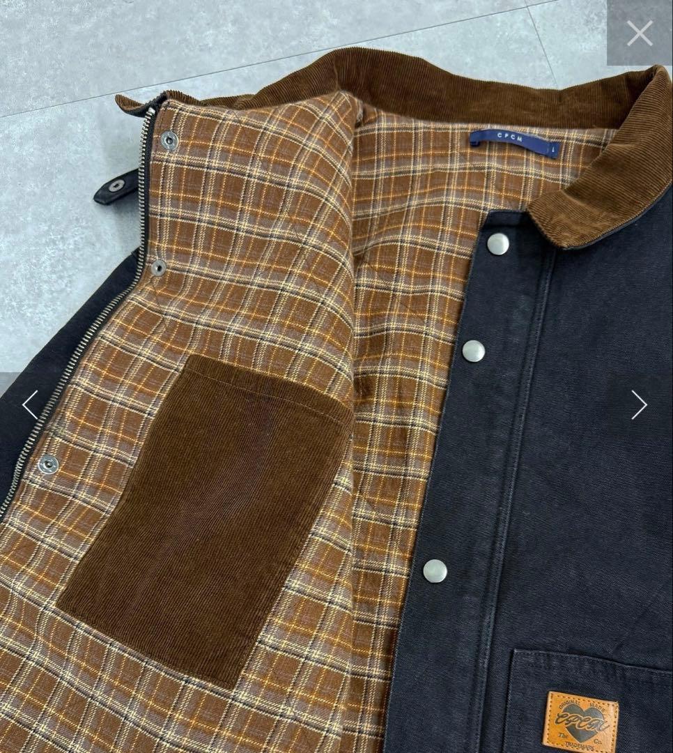 CPCM ブラック コットンジャケット L