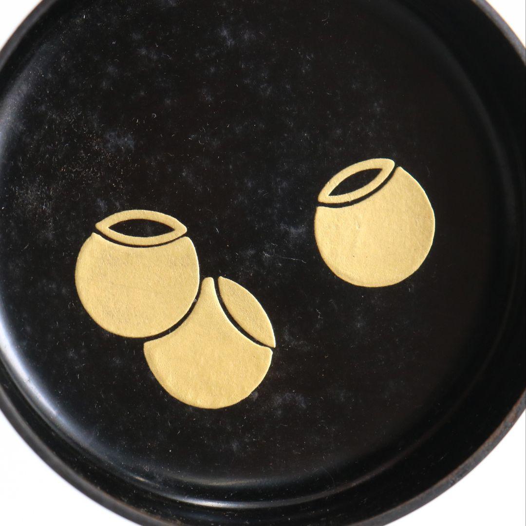 多田桂寛作 欅造 中棗 つぼつぼ蒔絵 茶道具 共箱共布 V809