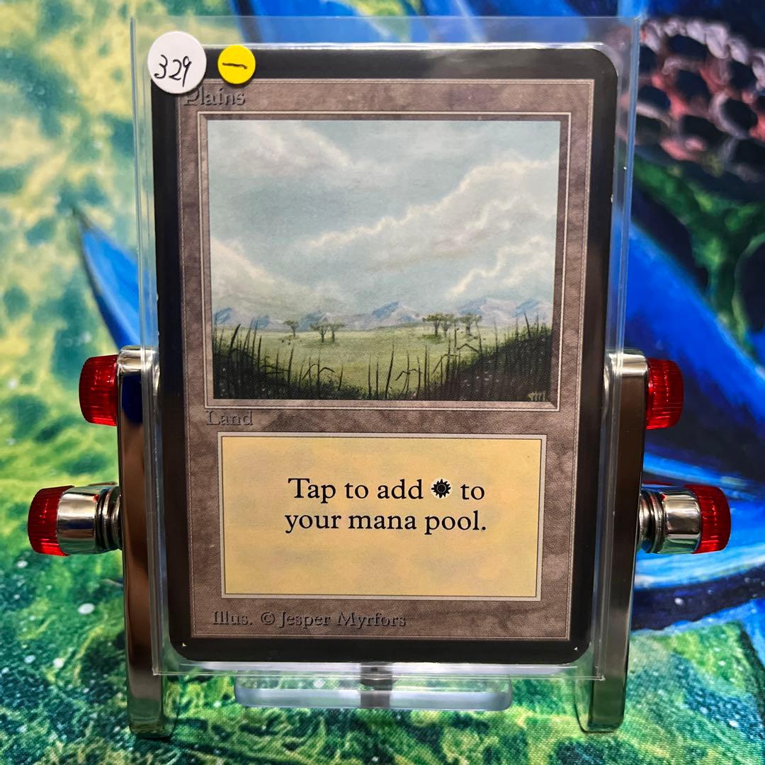 329 《平地/Plains》MTG アルファ　α [LEA] 基本土地