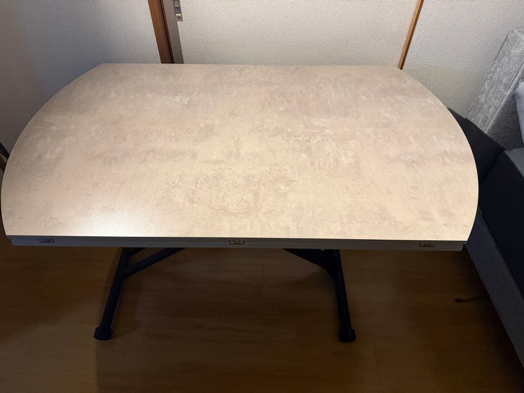 ガス昇降式リフティングテーブル　 幅120cm 高さ38cm〜78cm