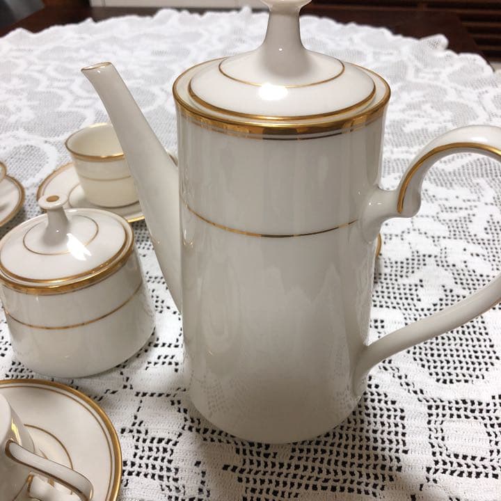 ディスカウント ノリタケ デミタスカップ ソーサー ポット シュガー