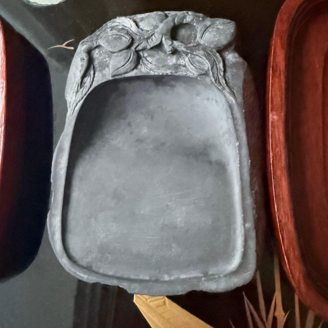 2245様感謝‼️旧家蔵出書の極み『桃陽刻天然端渓硯』」文房四宝 - メルカリ