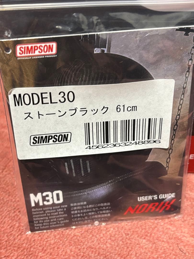 シンプソン SIMPSON ヘルメット M30 フルフェイスヘルメット62cm