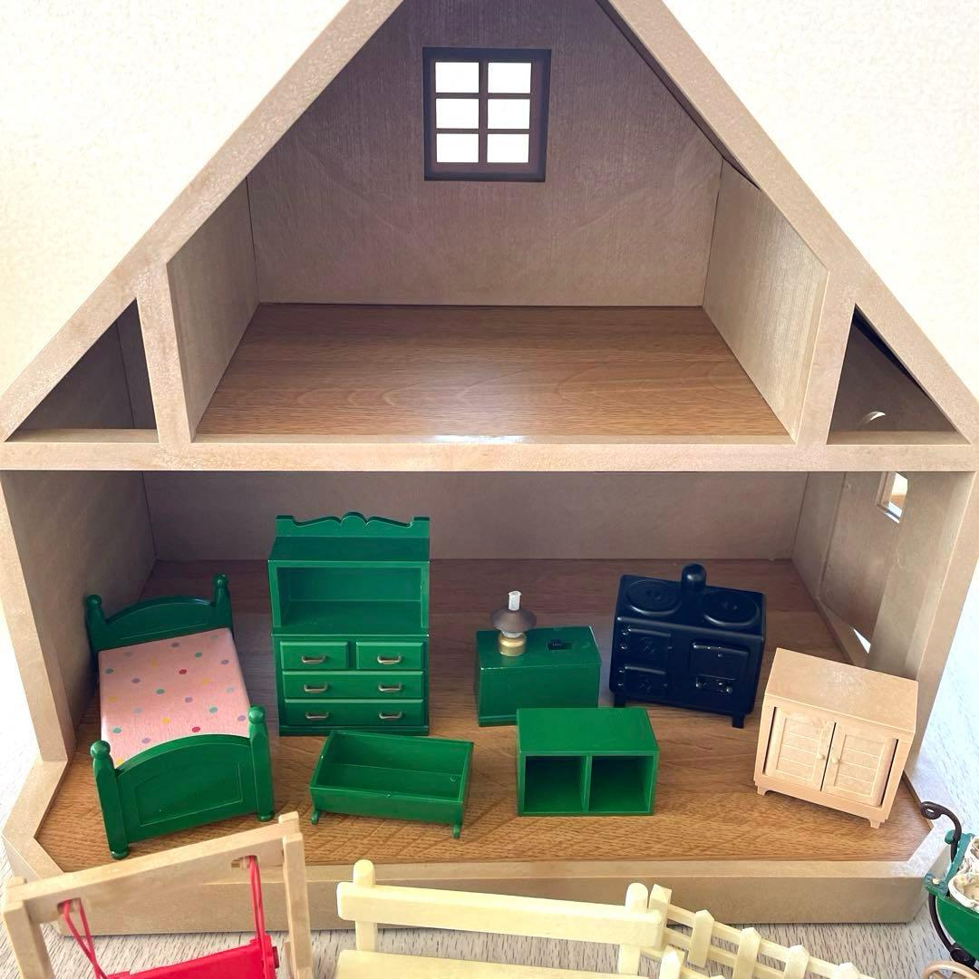 シルバニアファミリー40年前　レア　入手困難　ドールハウス　ごっこ