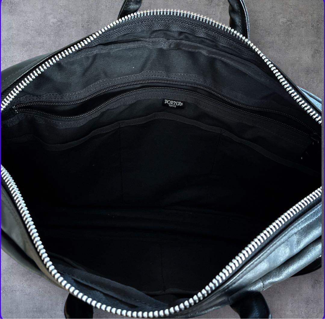 美品　PORTER ポーター フリースタイル 2WAYブリーフケース ブラック