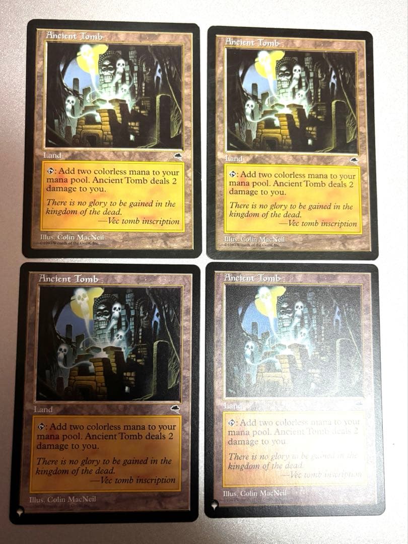 MTG Ancient Tomb 古えの墳墓 4枚セット 英語版