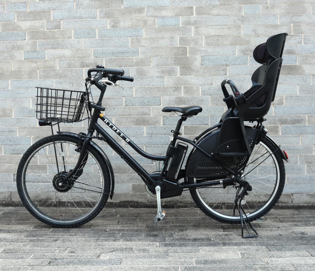 美品】ブリヂストンHYDEE 2（ハイディ ツー）チャイルドシート＋前カゴ