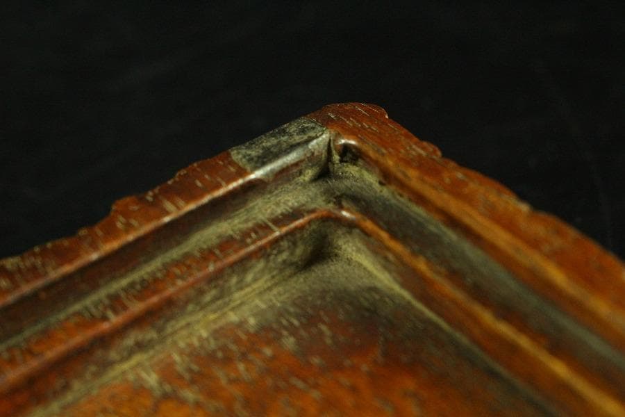 唐木 刻芭蕉 四方箱 旧家蔵出(K-A746) - winetouritalia.com