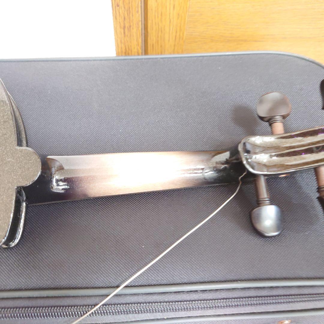 【匿名配送】 Valente EVN-27 エレキバイオリン ブラック