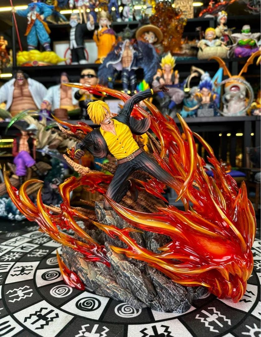 ONE PIECE ワンピース 魔神風脚 サンジ フィギュア ガレージキット
