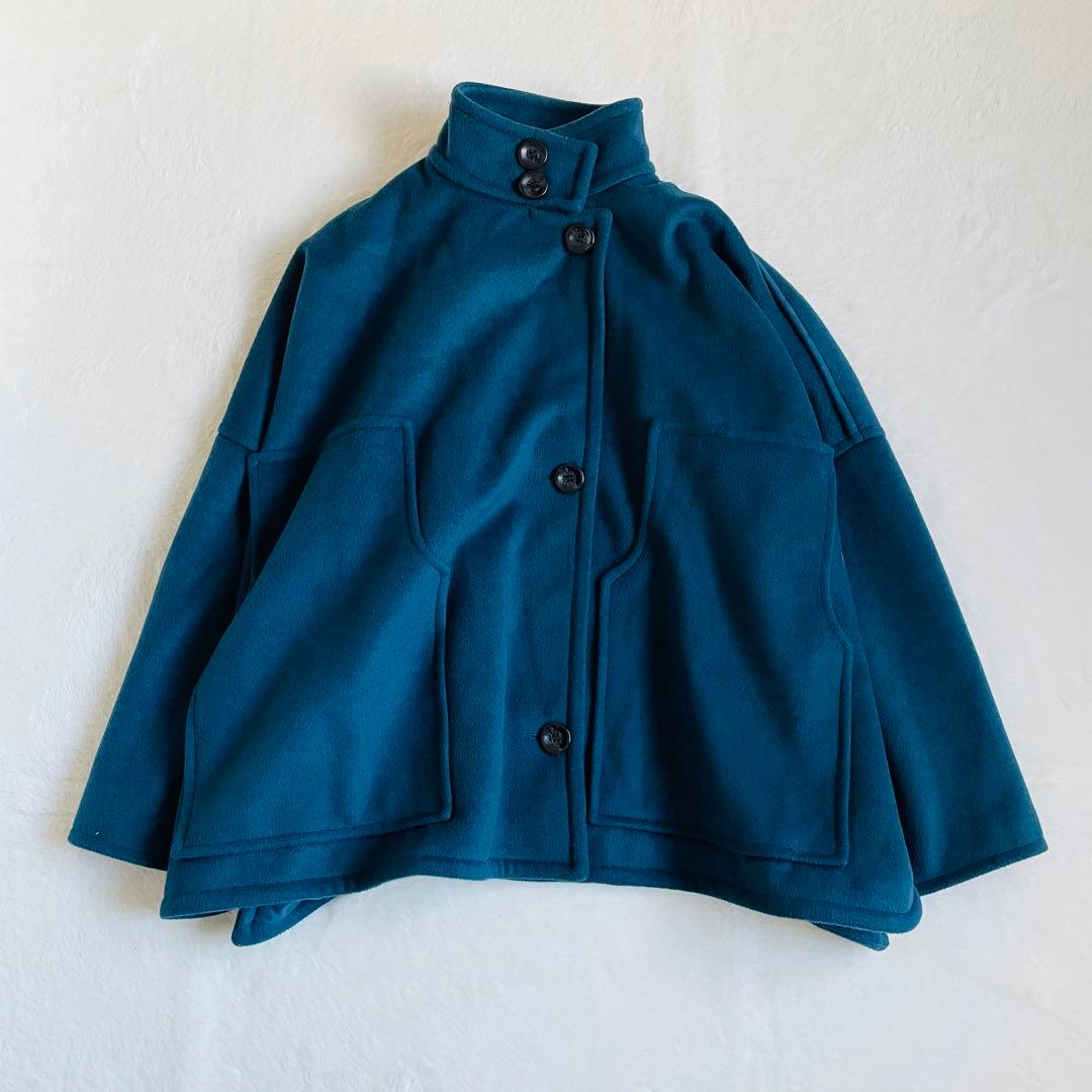 ふじあみ unof コート ブルー - メルカリ