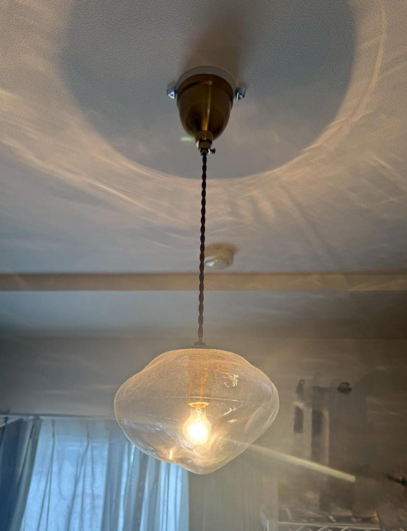 unico ウニコ ガラスペンダントライト 照明 真鍮風 天井照明 北欧