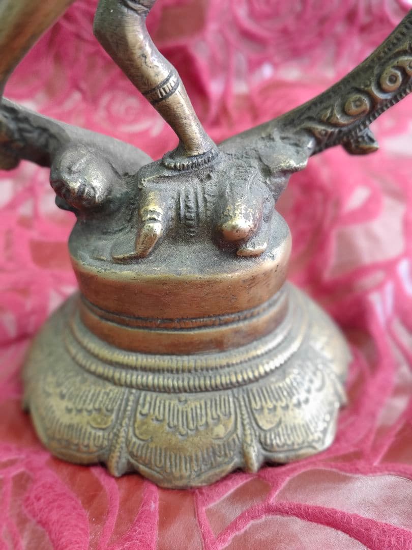 仏教 ヴィンテージ チベット 仏像 真鍮 アンティーク 古物 アジア 密教