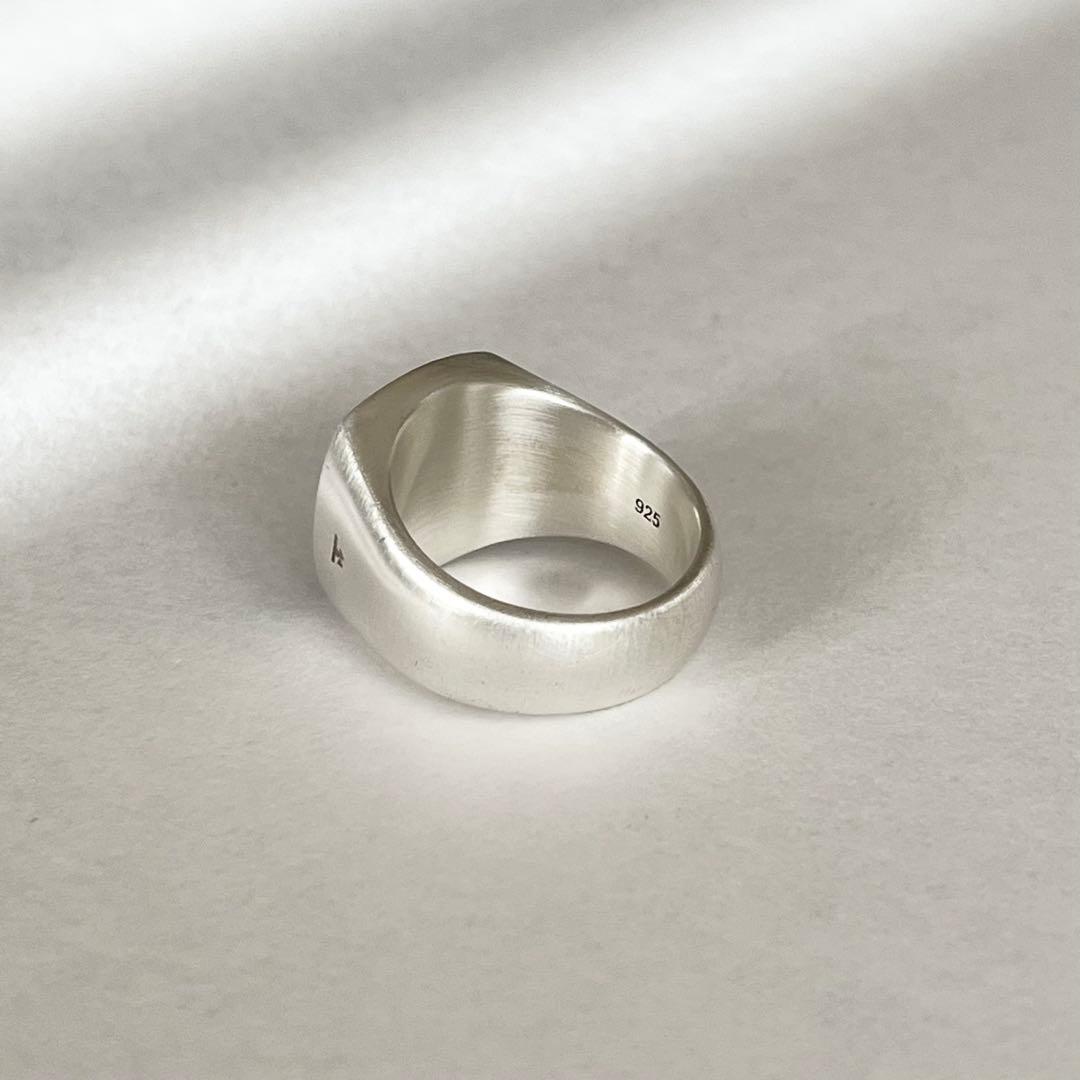 【美品】TOM WOOD cushion onxy ring g54 14号
