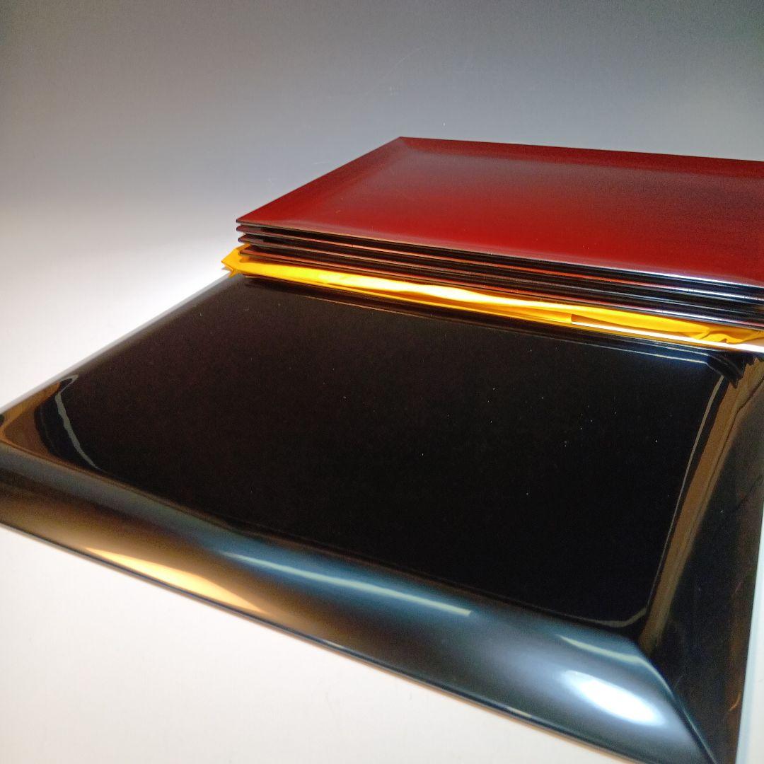 輪島塗　卓上膳5枚　共箱　未使用品　　 作家物　伝統工芸