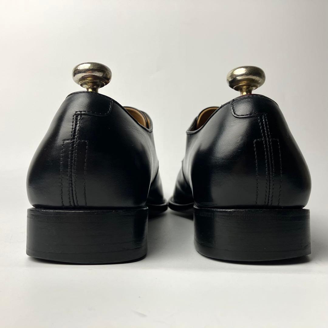 【美品】フェラガモ　最高位レーベル　トラメッザ　モンクストラップ　黒　9 2E