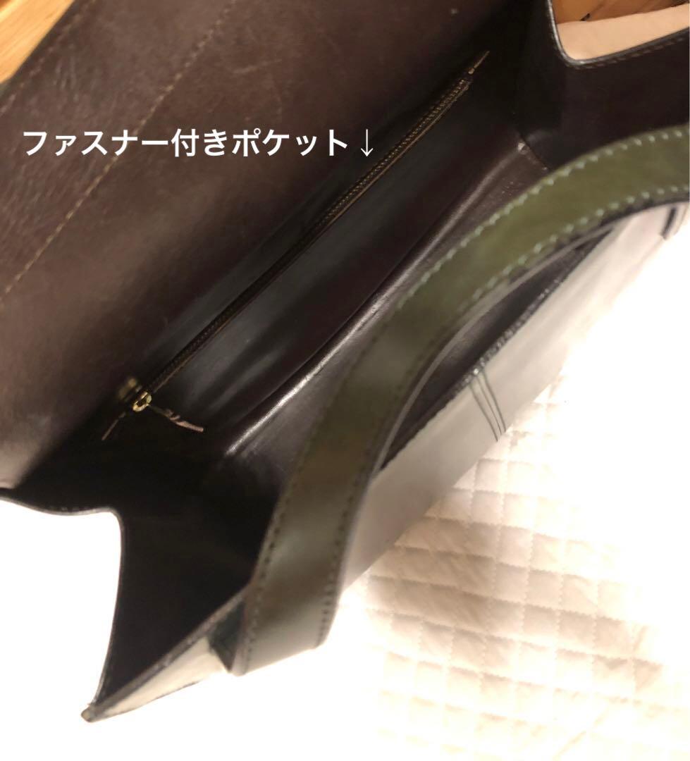 【温泉たまご】✨鞄いたがき✨ルガトー✨トートバッグ✨モスグリーン✨