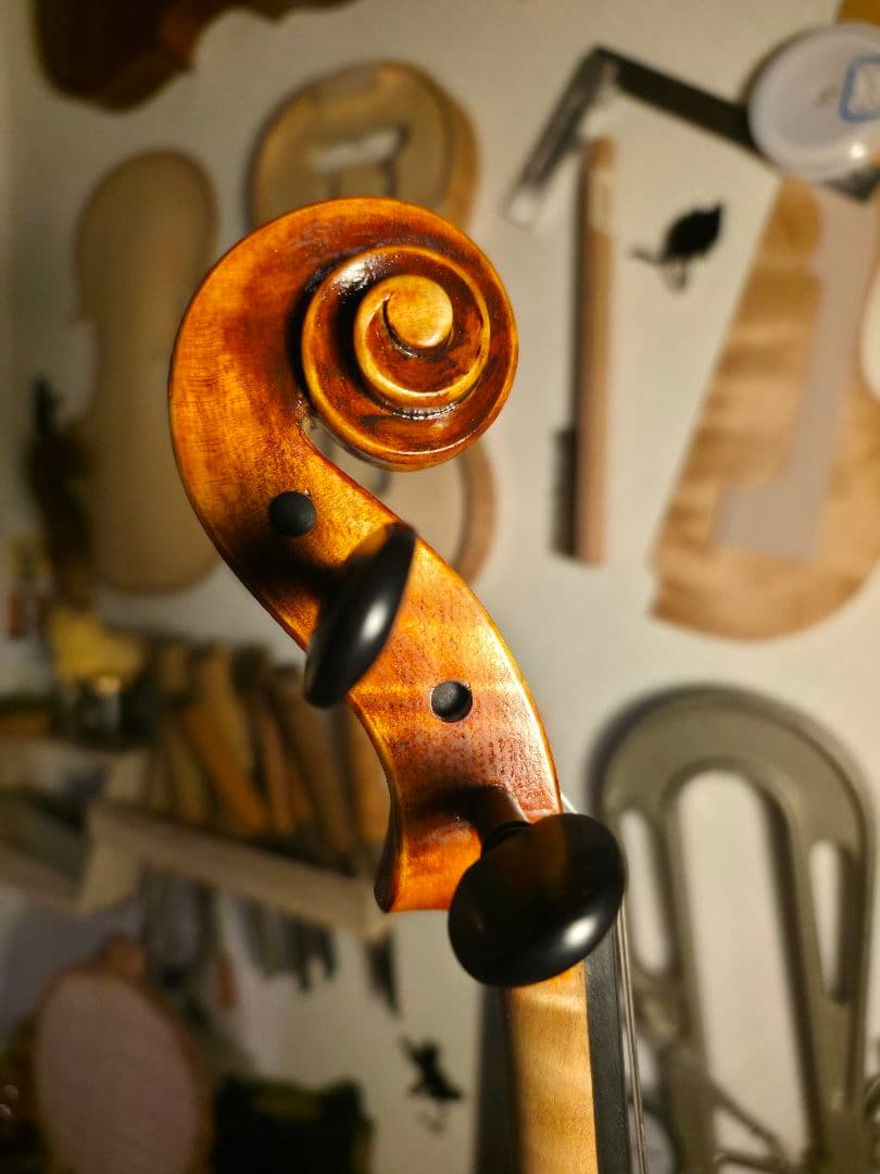 製作楽器⑦】バイオリン(オリジナルモデル※) 4/4 2026 手作りの