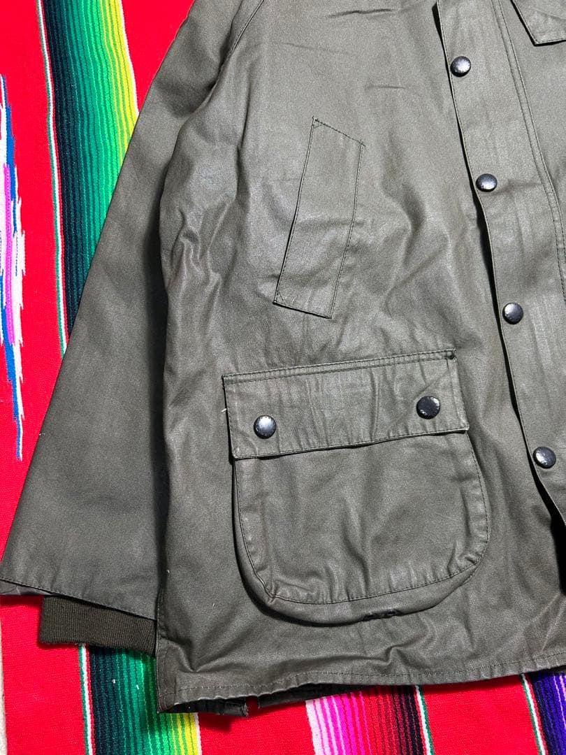 ア*ン様 バブアー　ビデイル　3ワラント　オイルドジャケット　46