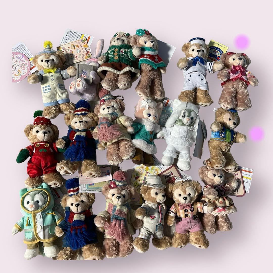 ディズニーシー ダッフィーフレンズ ぬいぐるみバッジセット まとめ