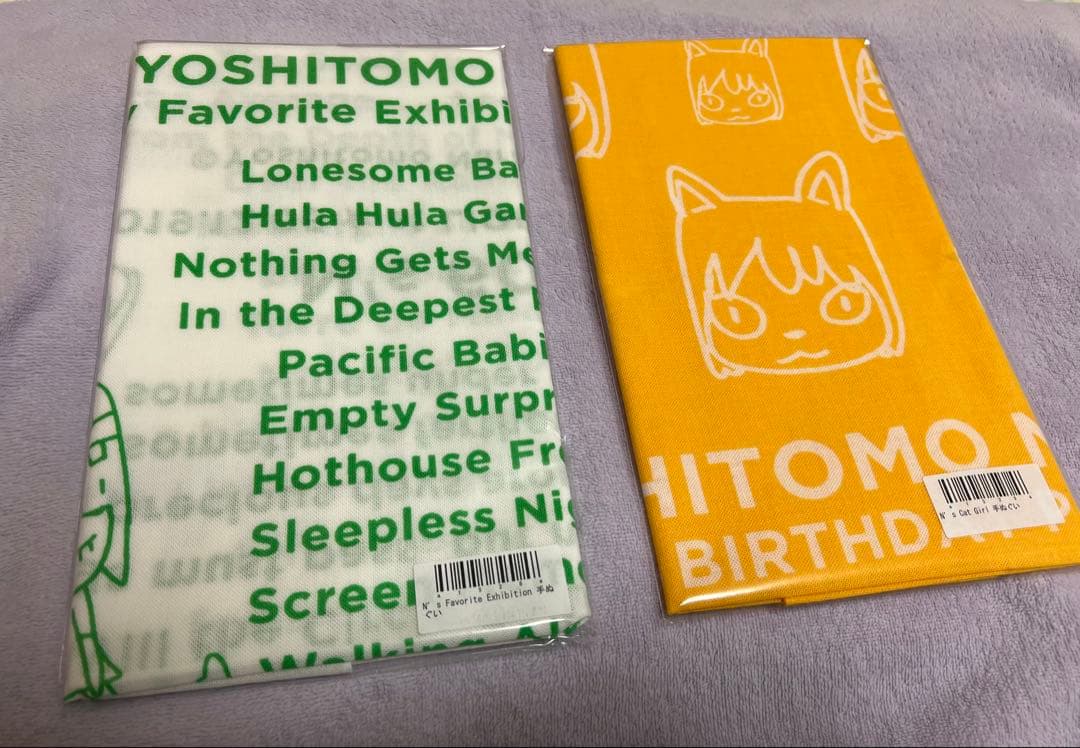 奈良美智のライブ誕生日会の手ぬぐい2019年製｜奈良美智 手ぬぐい
