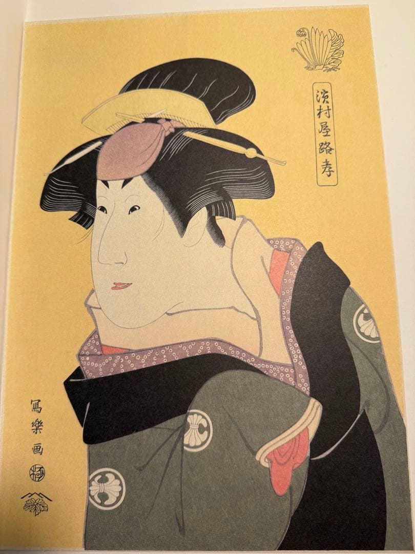 中日新聞社 写楽 SHARAKU 骨董 古美術 浮世絵 版画 印刷40版 写楽