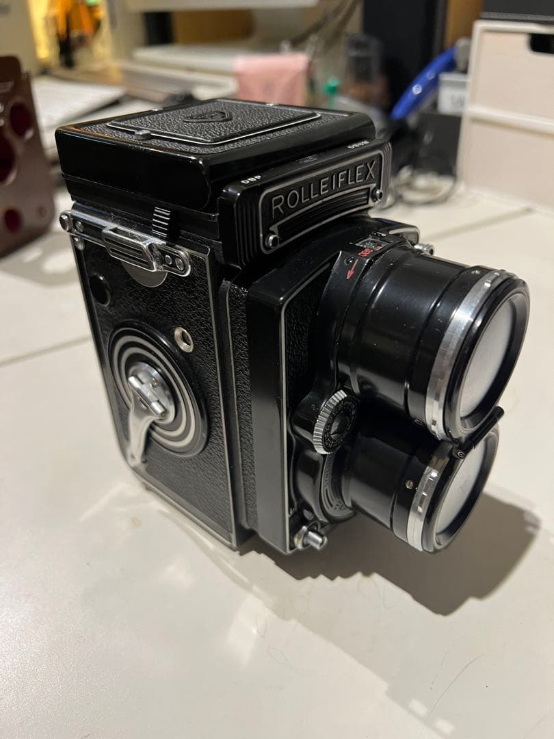 Rolleiflex ジャンク 二眼レフf＝135 部品取り。 カメラ