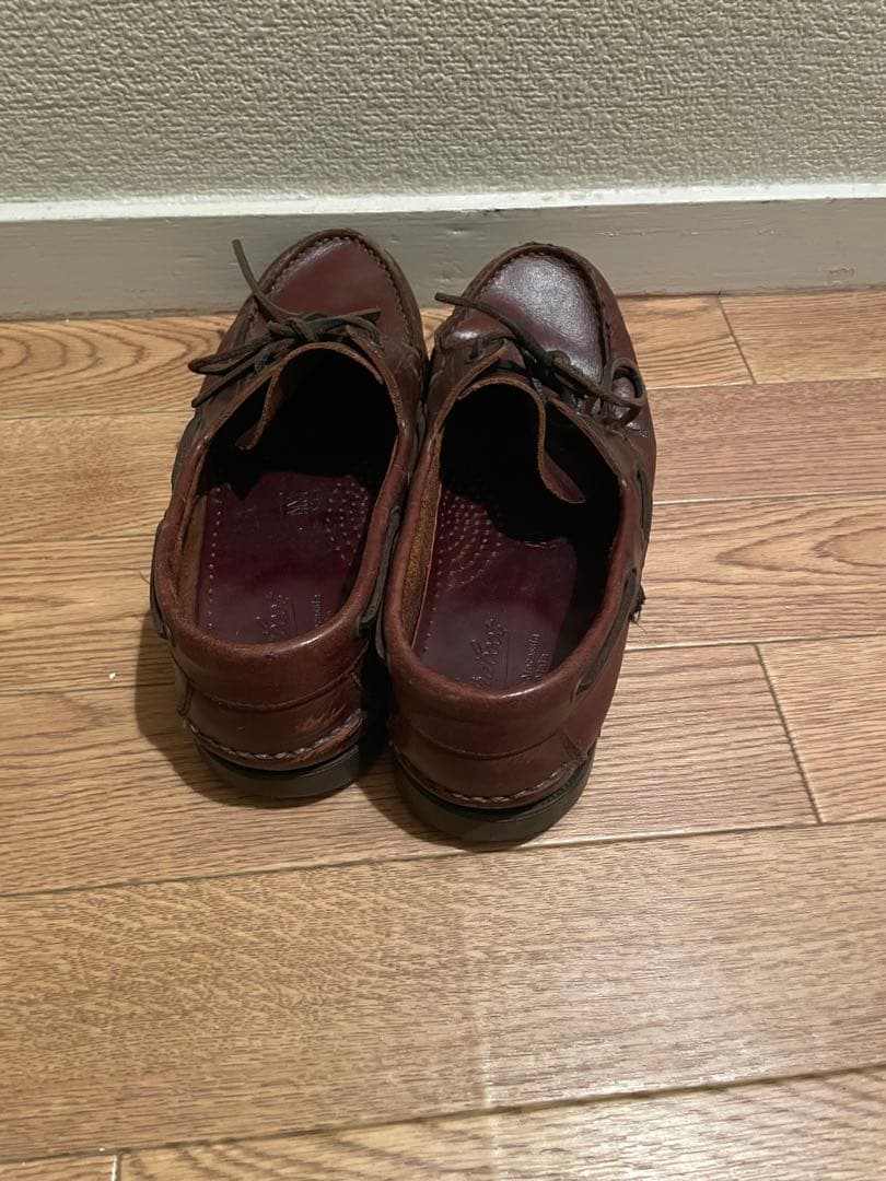 Paraboot / BARTH UK7.5 ブラウン デッキシューズ