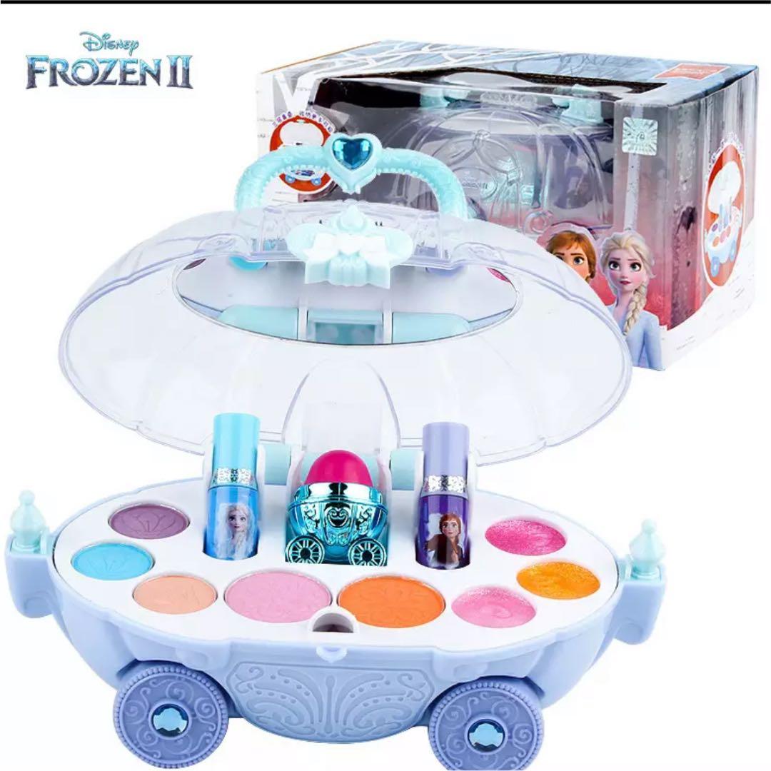 ディズニーアンナと雪の女王エルサ キッズメイクセット - メルカリ