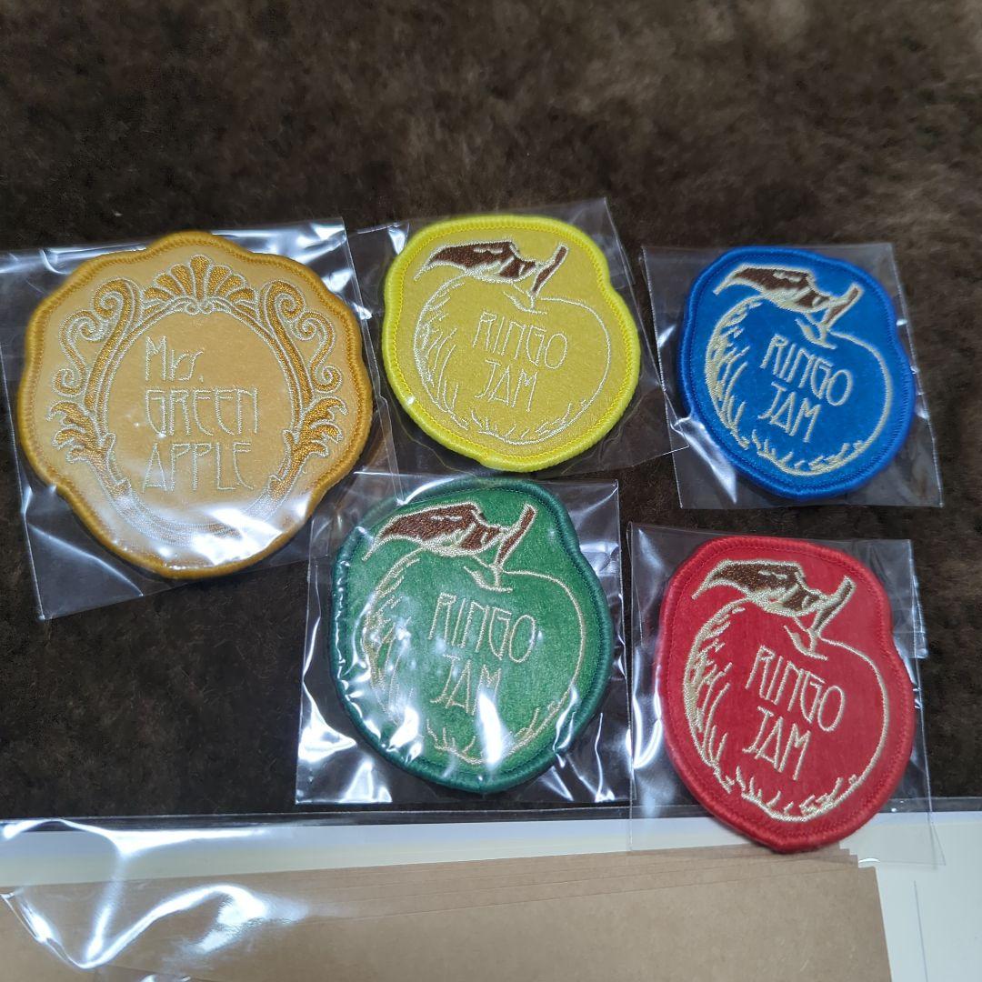 ミセスグリーンアップル JAM'Sくじ ワッペン5種とレターセット - メルカリ