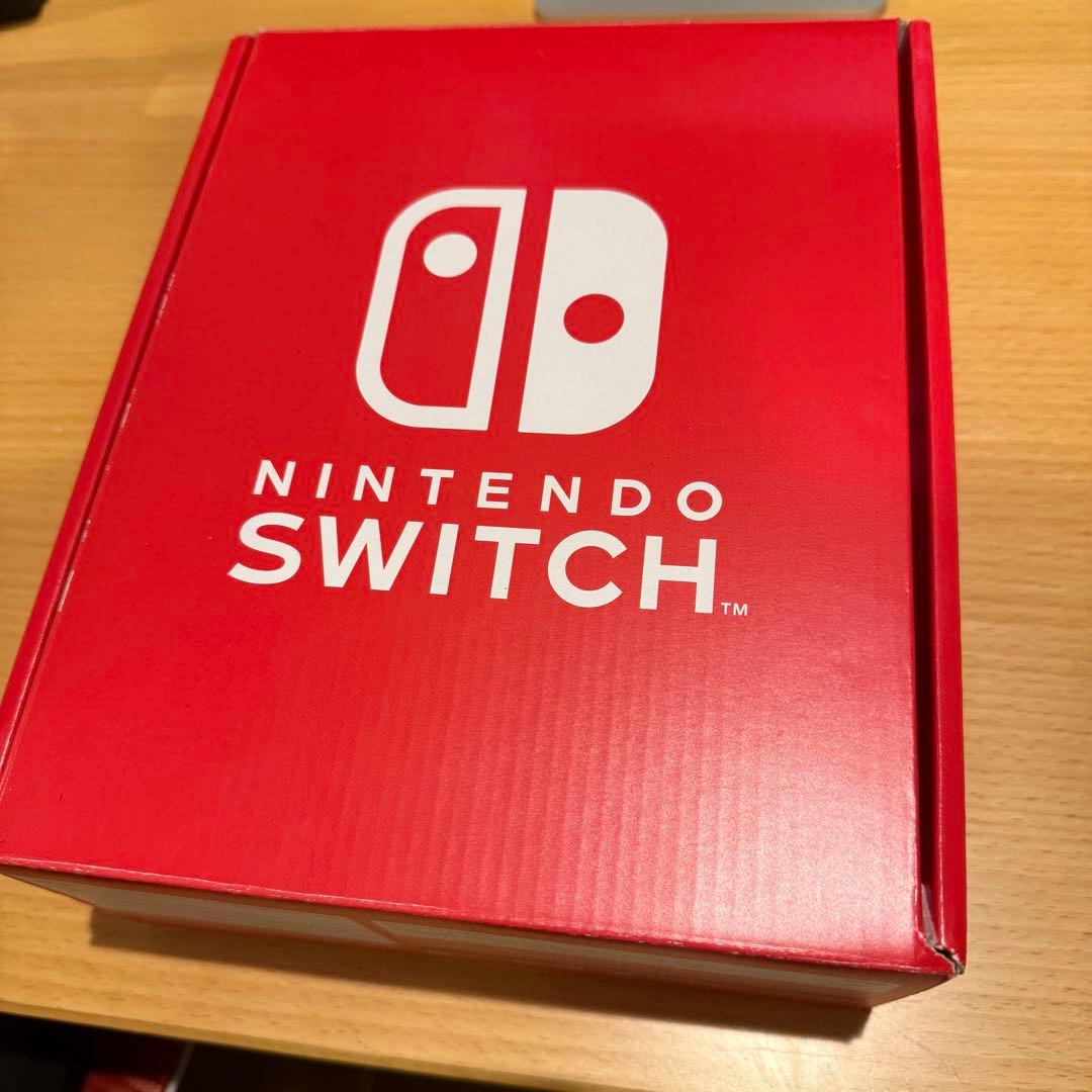 付属品完備 Nintendo Switch 有機EL 本体 紫・緑ジョイコン
